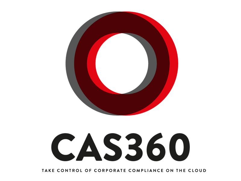 Cas 360 Logo branding brandon text circles logo mulitply overlay
