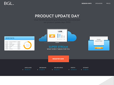 Product Update Landing Page