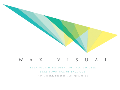 Wax Visual logo