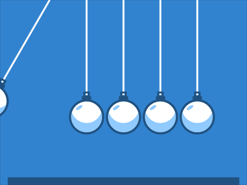 Ball Buster after effects animation balls illustrator motion newtons cradle