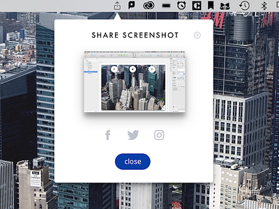 [Daily UI] Day 10 Social Share colors dailyui mac meta minimal simple things social social share user interface white