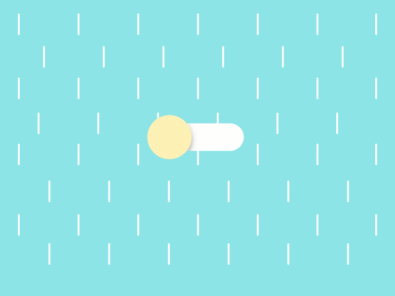 [Daily UI] Day 15 Switch dailyui day015 rain shadows simple colors snow switch
