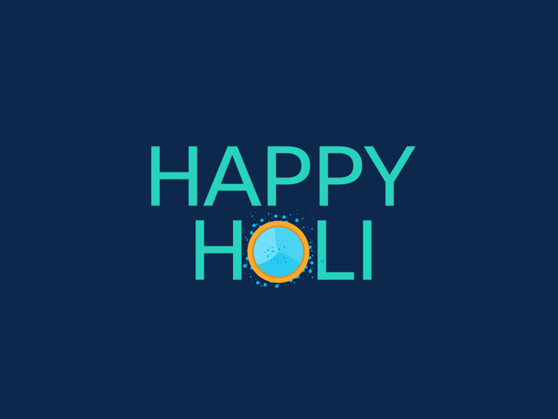 Happy Holi animation cisco gif happy holi holi holifestival motion graphics