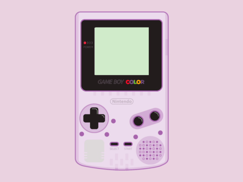 Good ole' days 2d after effects gameboy gif illustration motion graphics