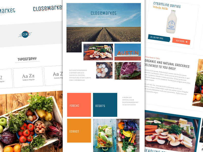 Style Tile x Mood Board Hybrid ux ui exploration mood board branding style tile