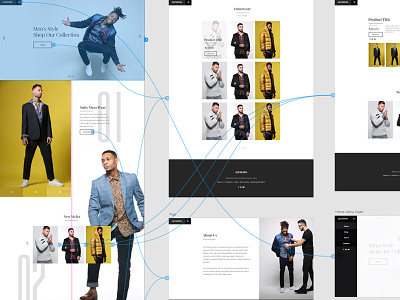 Prototyping Alpaydin's New Site adobe xd fashion prototype web design