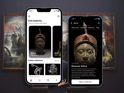 British Museum App Design app design museum ui ux