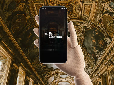 British Museum Splash screen redesign app britishmuseum design museum ui ux