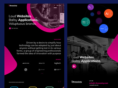 Design Agency Web Design Concept