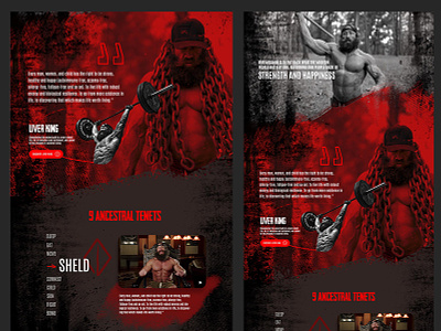Body Bulding beast body bodybuilding branding building design fit fitness graphicdesign illustration layout ui webdesign website