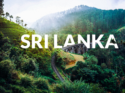 Sri Lanka Ella bridge design ella graphicdesign layout manipulation sri lanka sri lanka ella train typography ui design sri lanka uiux webdesign website