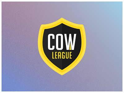 COW League Logo (Competitive Overwatch) blizzard branding competitve discord esports games logo overwatch process simple
