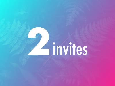 2 invitations invitations