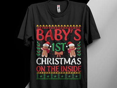 Christmas T-Shirt Design banner graphic design logo t shirt