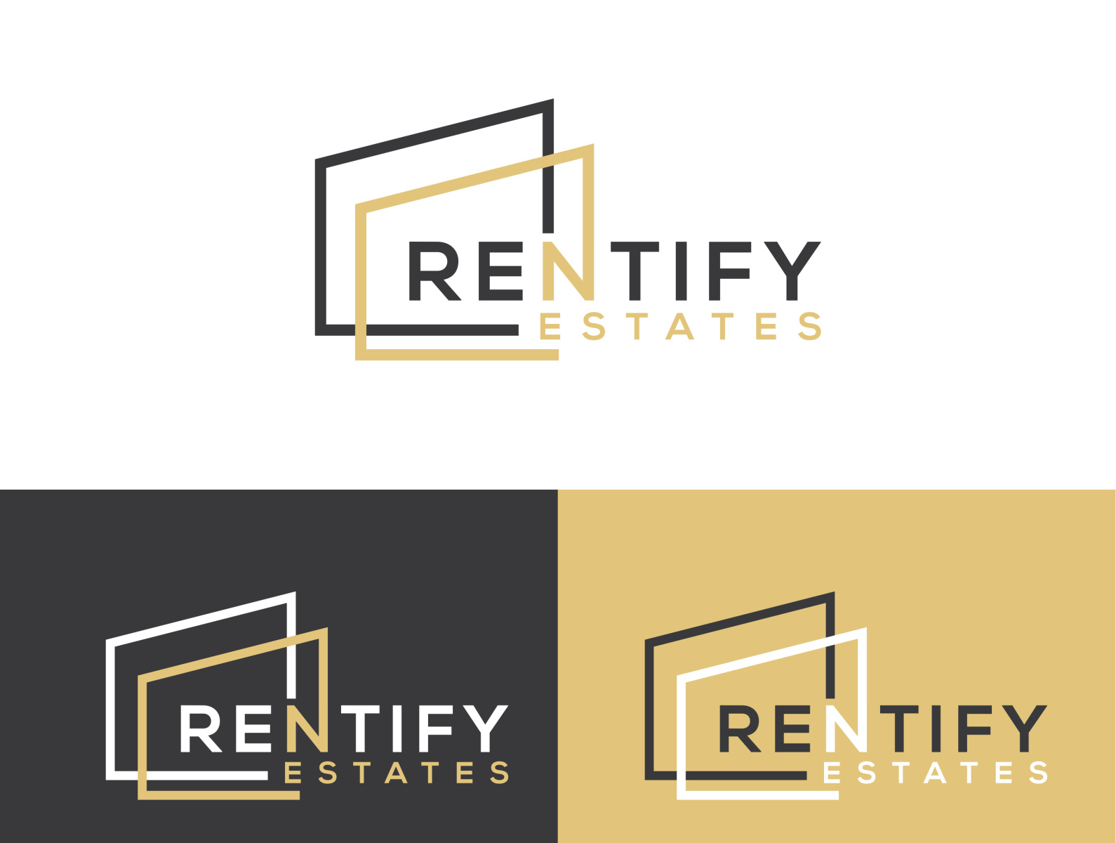Corporate real estate logo design by Alamin islam on Dribbble