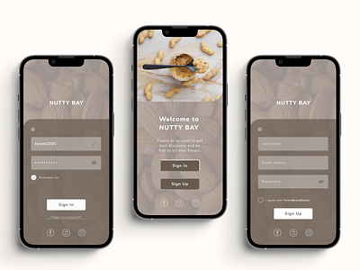 Daily UI 001 - Sign up page/form/app screen.