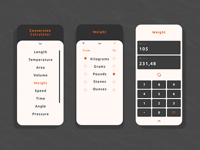 Daily UI 004 - Conversion Calculator.