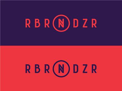 RBR N DZR branding concept design logo