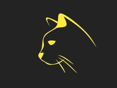 Logo Cat Yellow app branding design icon illustration logo typography ui ux vector