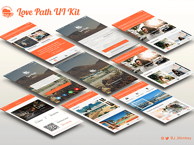 Love Path App Ui Kit app kit ui