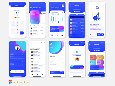 App for a FinTech company figma graphic design graphics designer iphone ui mobile ui ui ui designer web ui