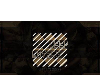 Deep Lovers background deep futuristic graphic design logo lovers minimal music youtube