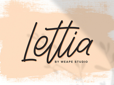 Lettia Monoline Script