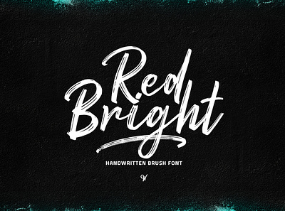 Red Bright – Brush Font branding brush script calligraphy dry brush font fonts hand lettering lettering logo poster type design typedesign typography