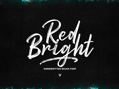 Red Bright – Brush Font