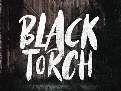 Black Torch - Dry Brush Font