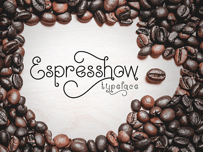 Espresshow branding calligraphy coffee font hand lettering happy lettering logo type design typedesign typeface typography