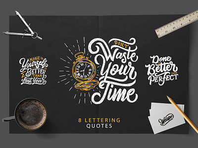 Hand Lettering Motivational Quotes