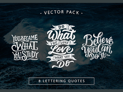 Hand Lettering Motivational Quotes Vol. 2