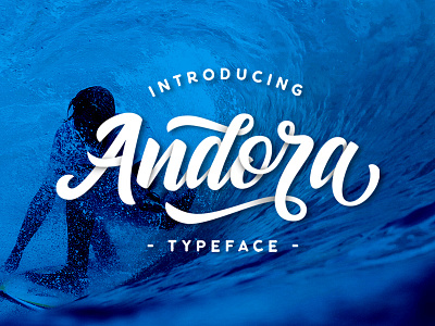 Andora Typeface font hand lettering lettering logo font logo maker logotype script type typewritter typography