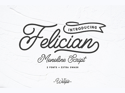 Felician Monoline Script