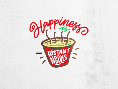 Happiness is instant noodle