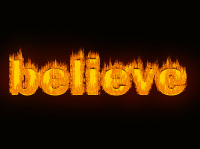 BELIEVE!! TYPOGRAPHY adobe photoshop branding design graphic design photoshop psd text effects typography vector