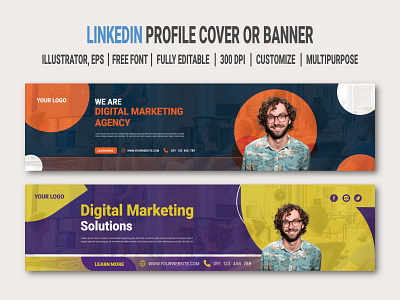 LinkedIn, Facebook Cover | YouTube Thumbnail | Instagram Post