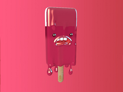 Sucka 3d animation cinema4d melting popsicle rocket