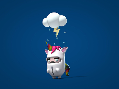 Unicorn 3d characterdesign cinema4d maxon unicorn