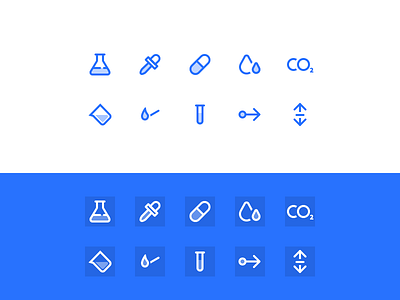 Icons designed for Chemistry App chemistry equipment experiment icon ps ui