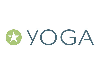 FitStar Yoga Subbrand custom type logo