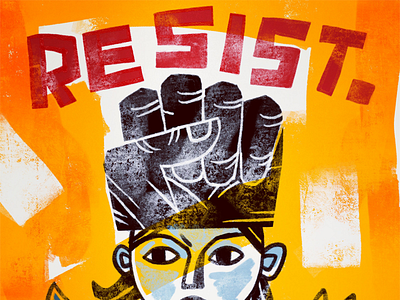 Be Your Better Angel / Resist handdrawntype illustration poster resist resistance