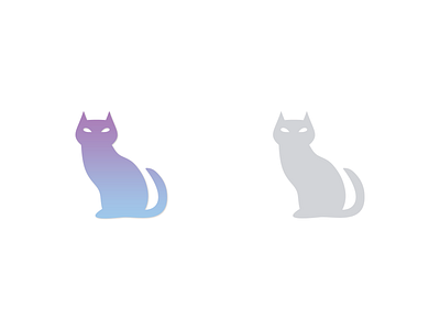 Because cats! art cats colors gradient icon sticker