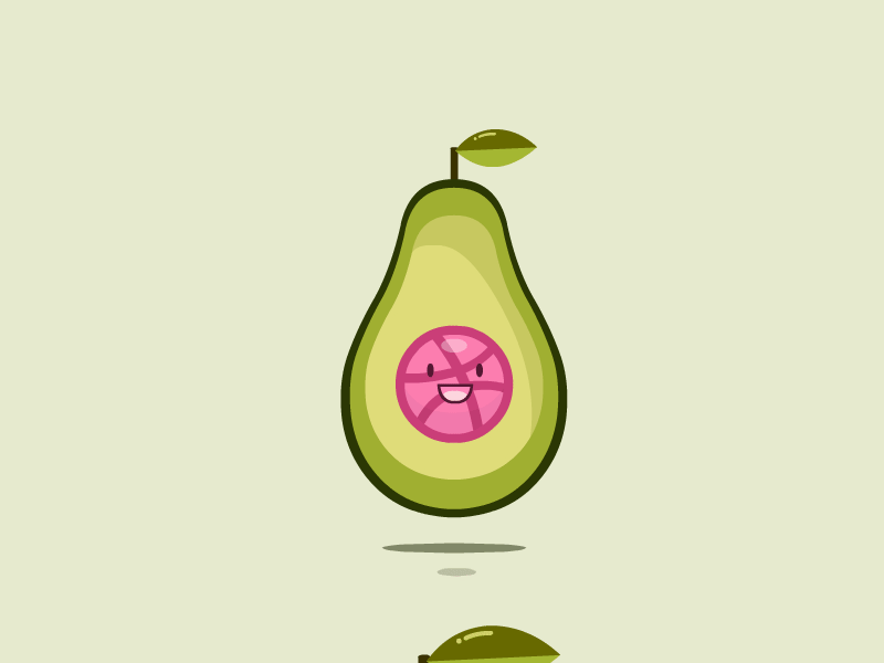 Welcome to the game! avacado dribbble fruits hello players welcome