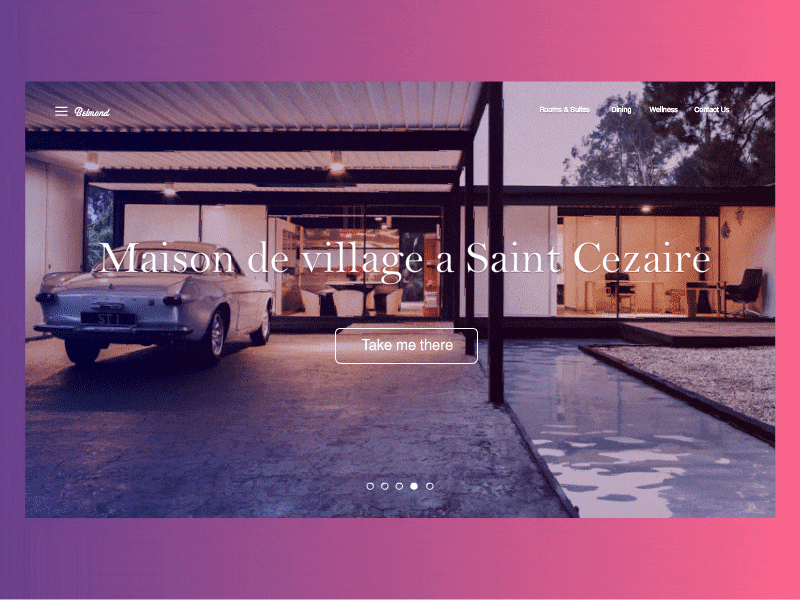 Concept for website- Exotic vacations. Villas. and more. booking cinemagraph design interaction luxury minimal ui ux vacation web web design