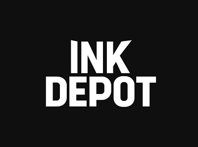 INK DEPOT - Suministros para tatuajes branding design graphic design logo
