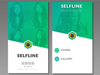 Selfline-IOS mobile App app cool ios mobile photo selfie