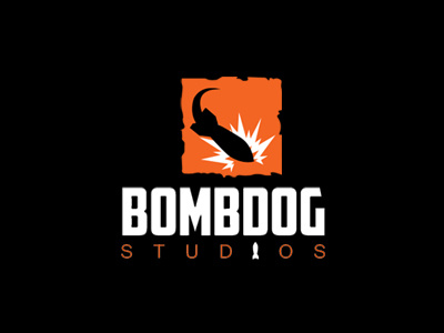 Bombdog Logo branding design game logo love