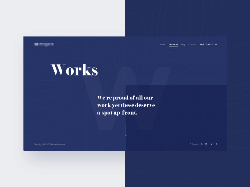 Our Works Page by Maksim Shavkutenko on Dribbble